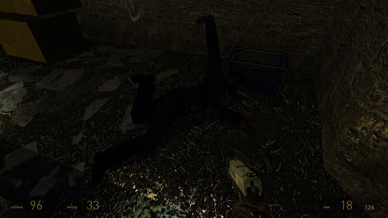 komische Leiche in Half Life2