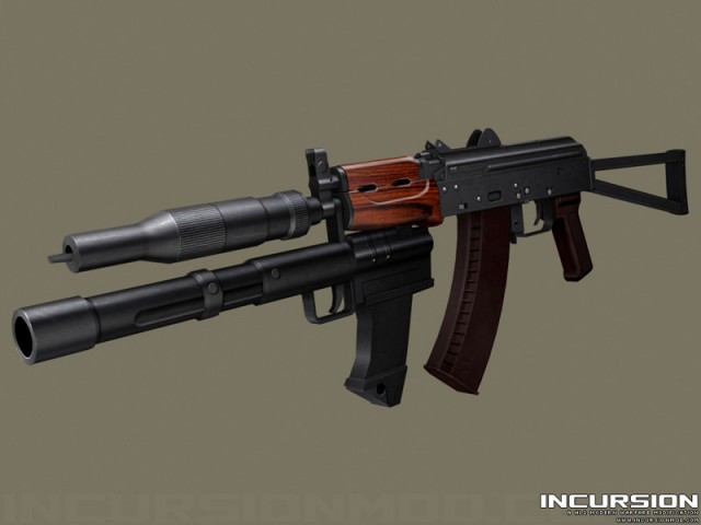 AKS74-U Spezial-Ausrstung Render