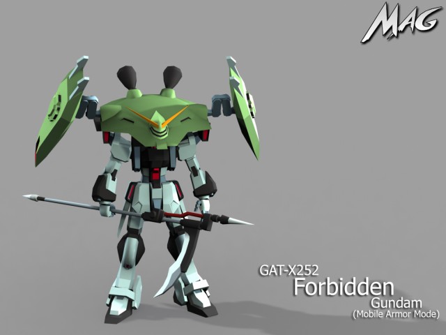 "Forbitten Gundam" Mech + Mobile Armor