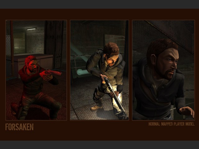 Player-Modell mit Normal-Maps