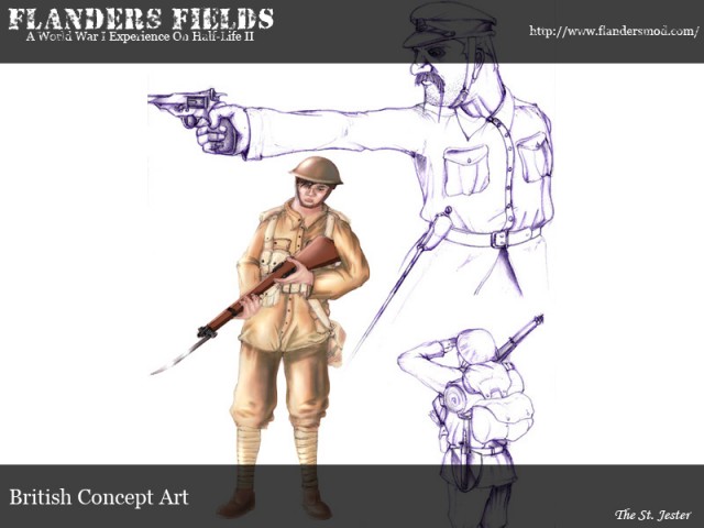 Britischer Rifleman - Konzeptbild