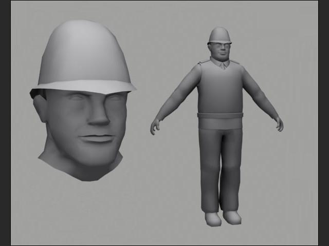 Render eines Playermodels