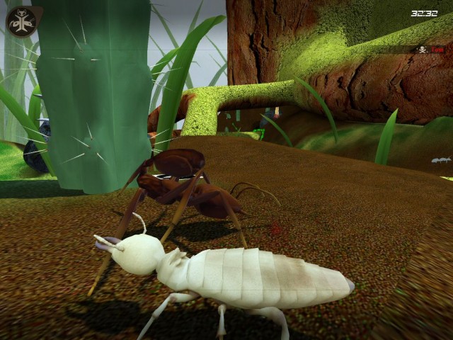 Termiten Arbeiter im feindlichen Gebiet