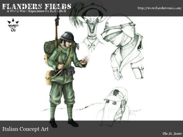 Italienischer Soldat - Konzept
