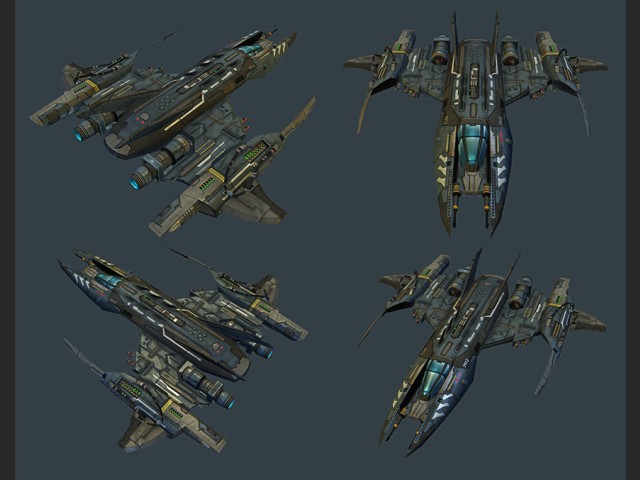 Neuer Skin des Raumschiffes "UTF Interceptor"