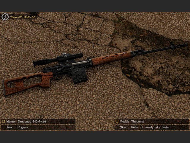 Dragunov NDM-86 - Render