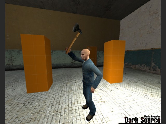 Render: Mann mit Axt