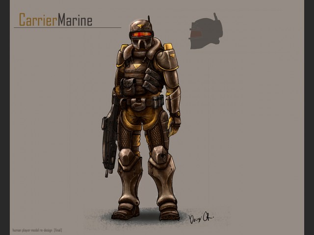Carrier Marine Artwork