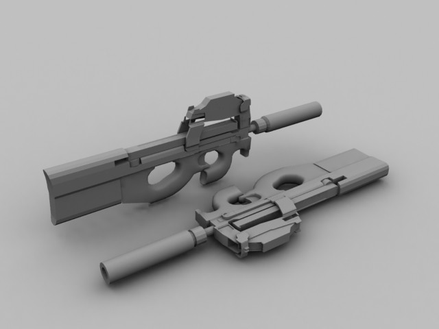 Waffen: P90