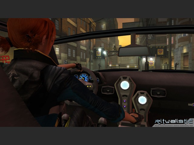 Mit Jessica im Auto