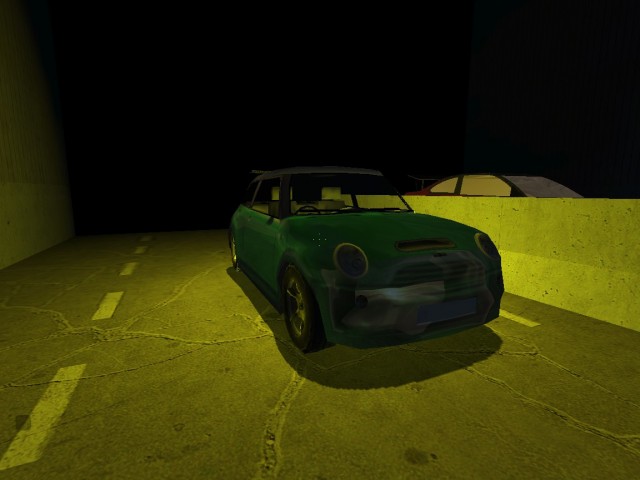 aus der Beta: der Mini Cooper auf "Dragrace"