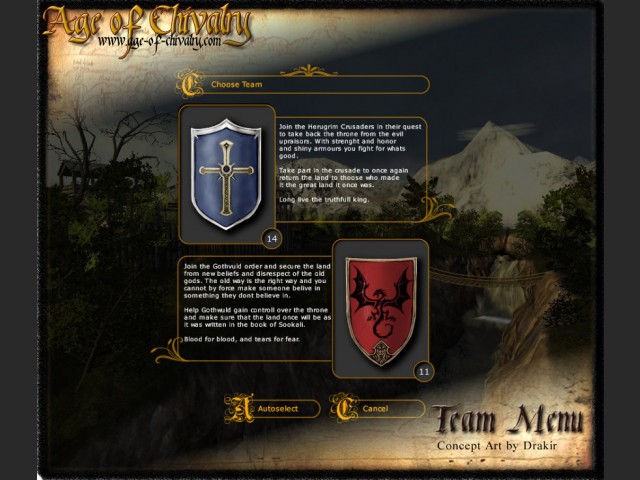 Concept Art des Teammens