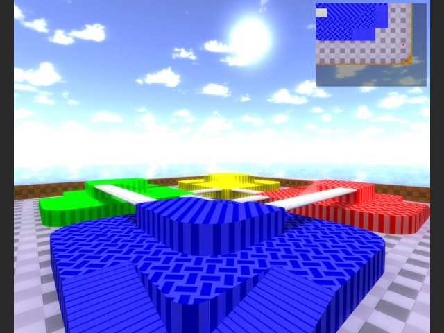 Die Map "N64 Blockfort" aus verschiedenen Perspektiven