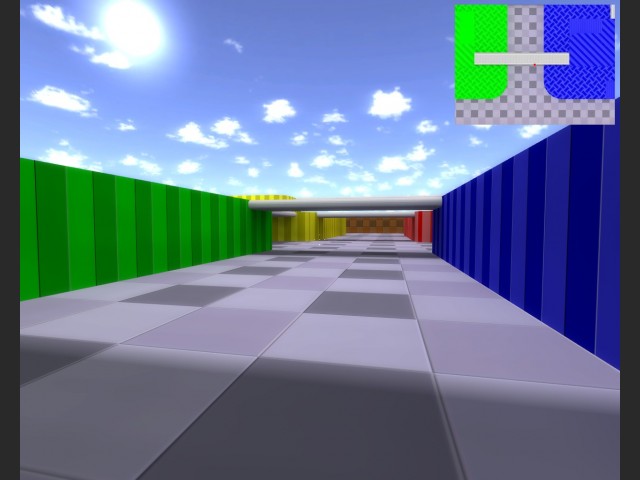 Die Map "N64 Blockfort" aus verschiedenen Perspektiven