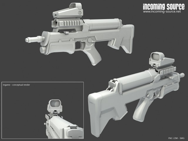 Render - FNC-22M - SMG (Menschen)