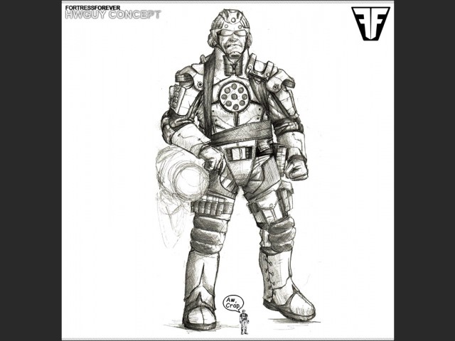 Concept Art des HW-Guy