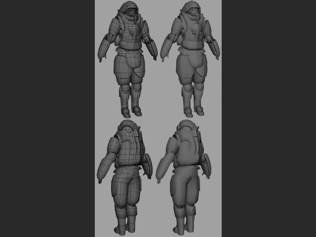pack mech 3d WIP