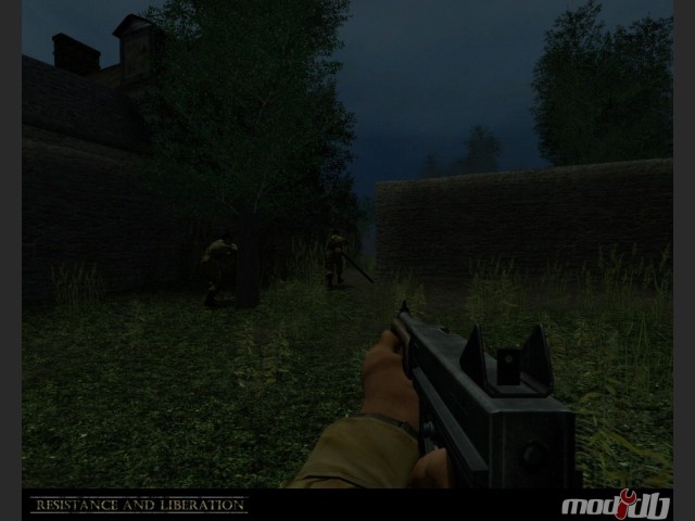 St. Mere Eglise Infanterist mit Thommy-Gun
