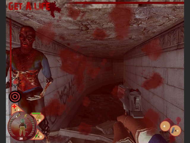 Pistole & Zombie ingame