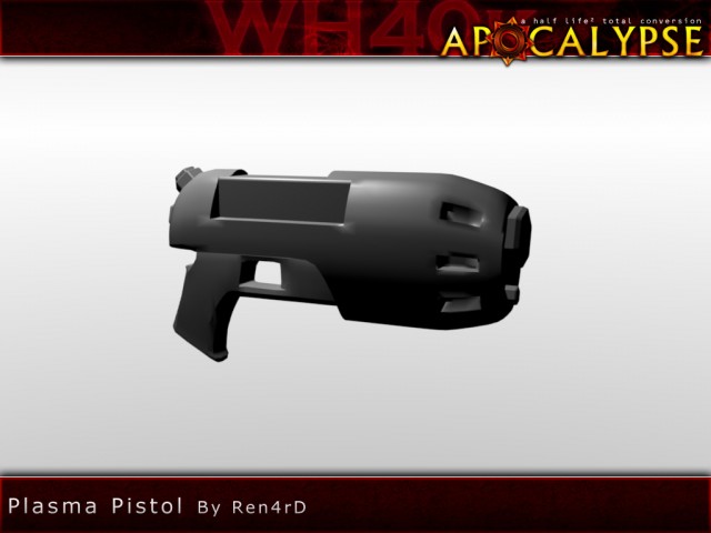 Plasma Pistol - Render