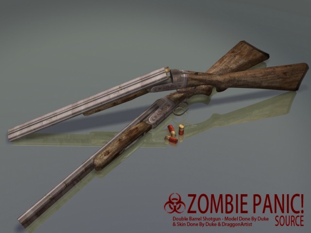 Doppellufige Schrotflinte - Render
