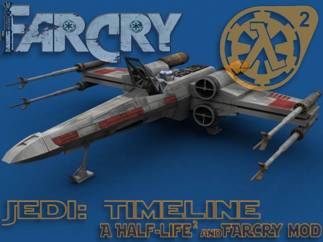 X-Wing mit wunderschnem Skin aus anderer Perspektive