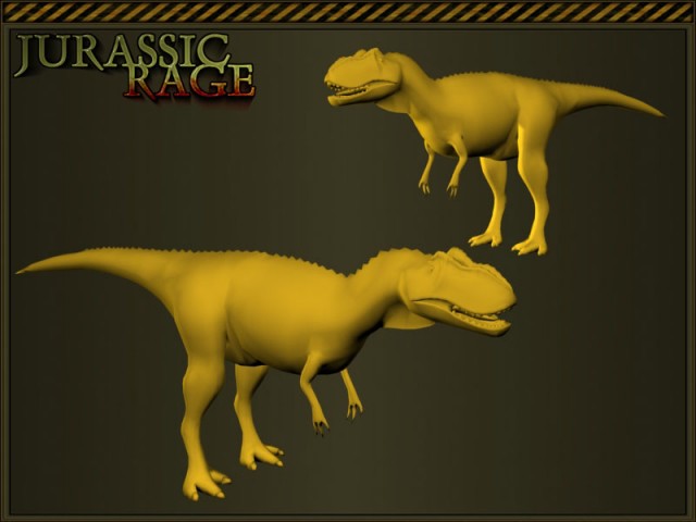 Yangchuanosaurus ungeskinnt