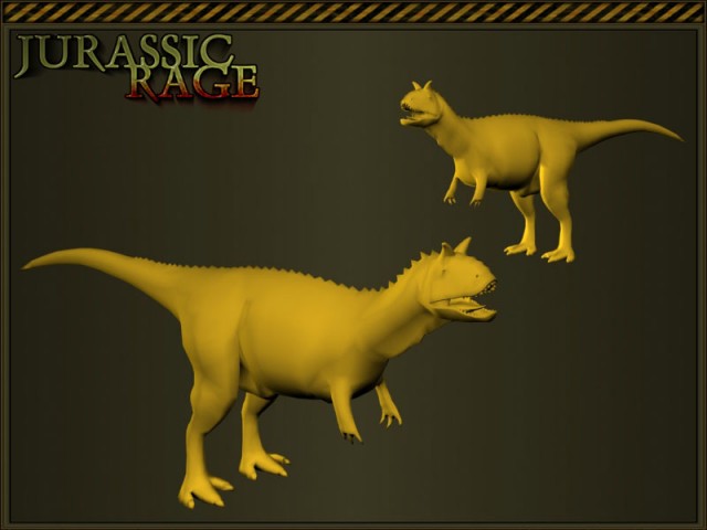 Carnotaurus ungeskinnt
