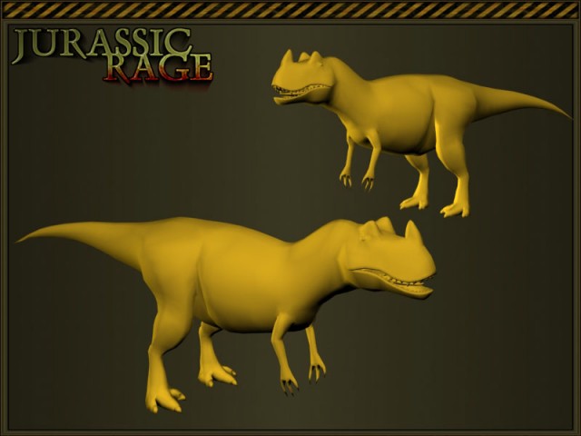 Ceratosaurus ungeskinnt