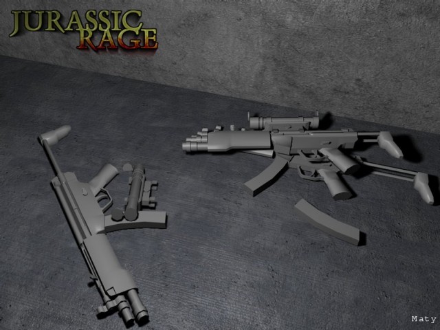 MP5 Tactical mit Fernrohr ungeskinnt
