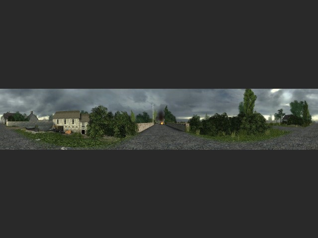 Panorama-Ansicht: Lndliche Brcke