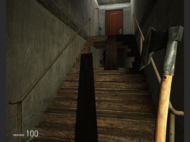 berbrckung kaputter Treppe