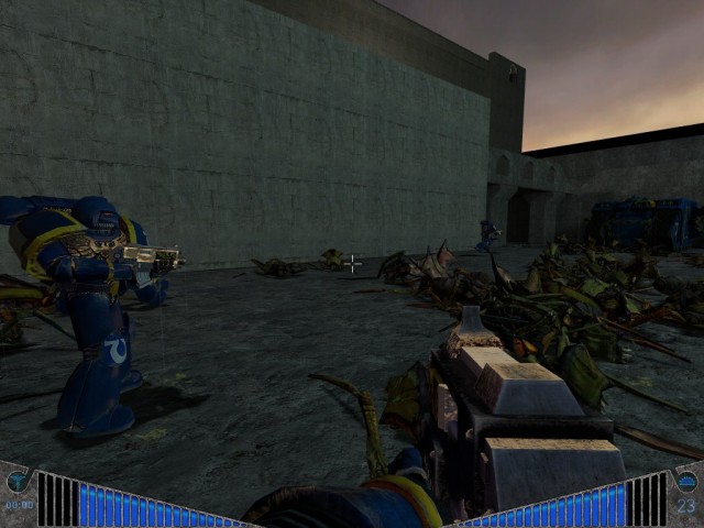 Space Marines gegen Antlions