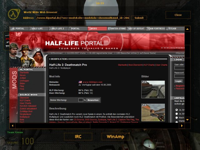 Web-Browser Ingame