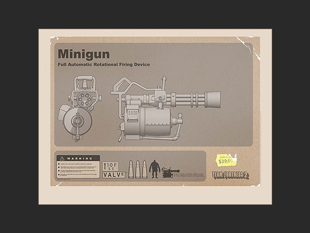 TF2-Poster: Minigun