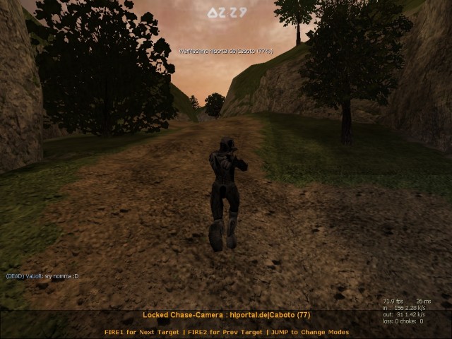 Das Playermodel der Roboter
