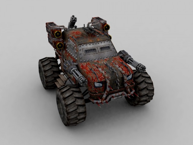 Render: Chaos126p in Rot-Schwarz