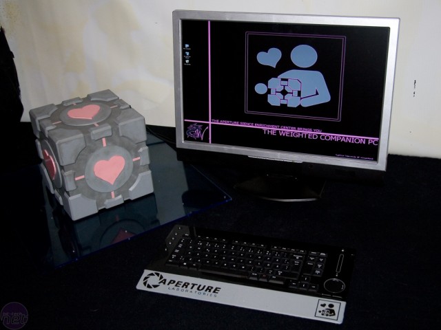 Companion Cube Case Mod