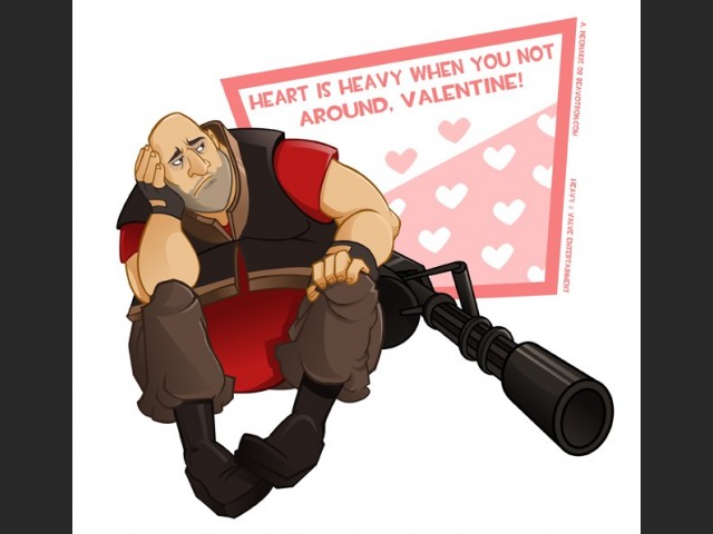 Valentinskarte Heavy