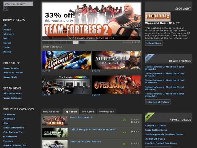 Neues Steam-Store-Design