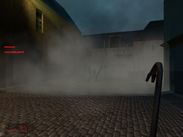 Ravenholm wird mit Headcrab-Geschossen bombadiert.