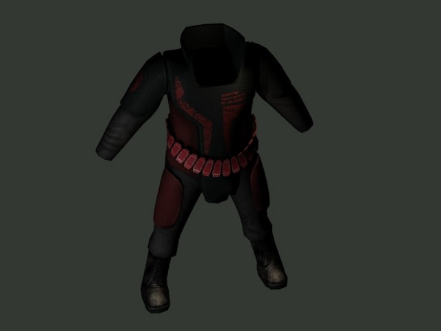 Model eines Soldaten (Pre-Release)