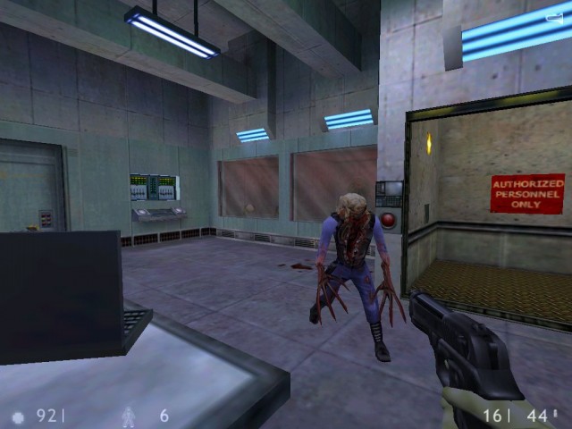 Kampf mit einem Zombie