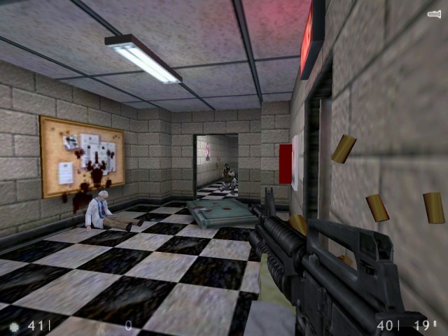 Kampf mit einem Soldaten