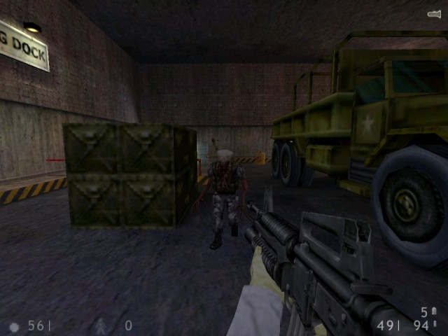 Kampf mit einem Zombie