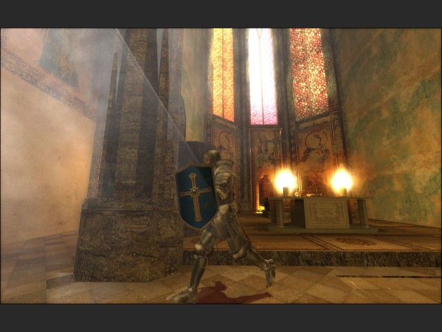in der Kirche