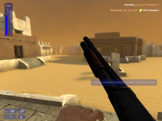 Die Shotgun, ein effektives Gewehr auf kurze Distanz.