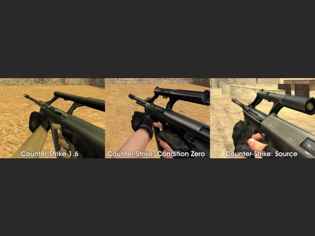 Waffenvergleich Steyr AUG