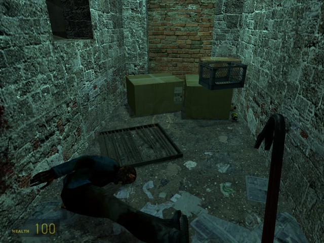 Der hat es nur bis hier her geschafft.