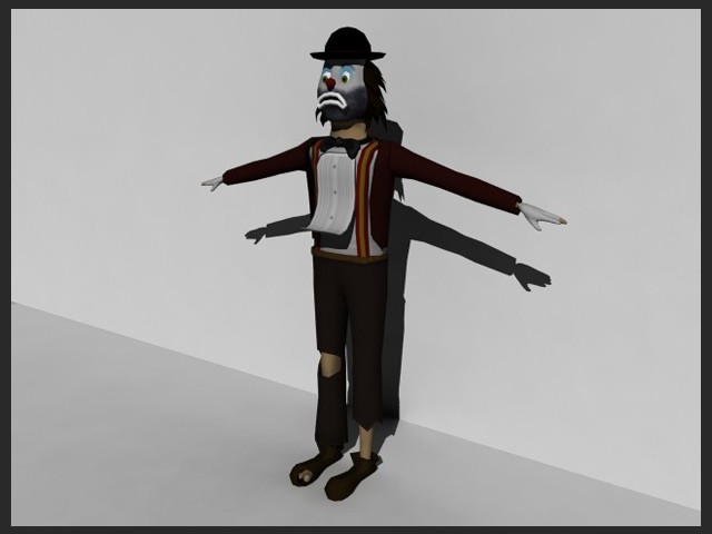trauriger Clown